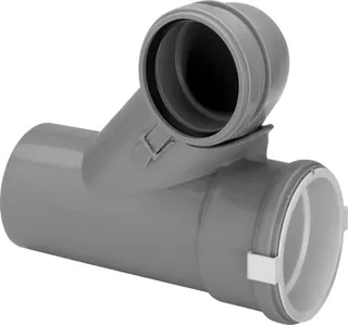 Viega Abzweig 8092 in DN100/80 Kunststoff grau – Bild 2