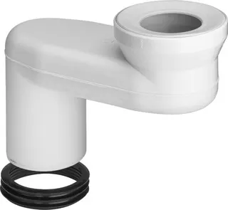 Viega Versprungbogen 8090 in DN100 Verspr. 180mm Kunststoff weiss – Bild 2