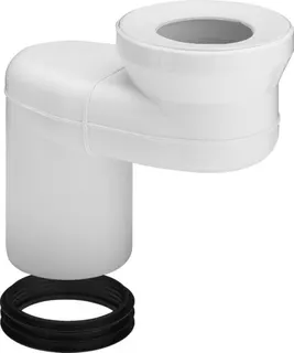 Viega Versprungbogen 8090.1 in DN100 Verspr. 120mm Kunststoff weiss – Bild 2