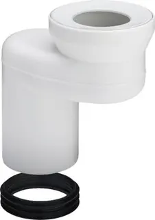 Viega Versprungbogen 8090.2 in DN100/90 Verspr., Kunststoff weiss