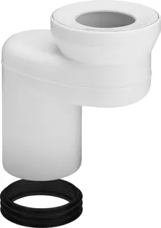 Viega Versprungbogen 8090.2 in DN100/90 Verspr., Kunststoff weiss – Bild 2