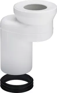 Viega Versprungbogen 8090.3 in DN100/60 Verspr., Kunststoff weiss