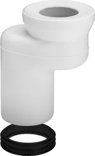 Viega Versprungbogen 8090.3 in DN100/60 Verspr., Kunststoff weiss – Bild 2