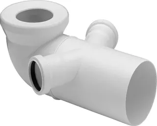 Viega WC Anschlussbogen 90 Grad 3811.3 in 50mm Kunststoff weiss – Bild 2