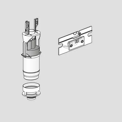 SANIT WC-Umrüstset FRIABLOC auf Betätigungsplatte F102 o.Pl.