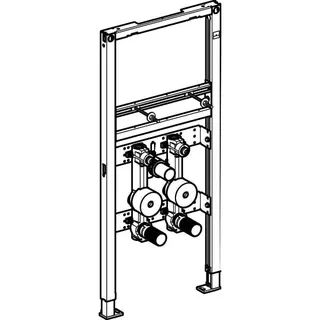 Geberit Duofix Element f.WT 112cm Stand- armatur m.2Wasserzählerstr.,111.473.00.1 – Bild 3