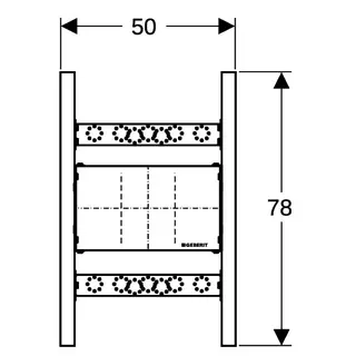 Geberit Duofix Montagetraverse für Bade/Duschw.UP-Armaturen, 111.785.00.1 – Bild 4