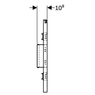 Geberit Duofix Montagetraverse für Bade/Duschw.UP-Armaturen, 111.785.00.1 – Bild 5