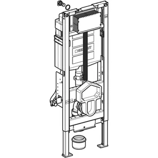 Geberit Duofix f.Wand-WC höhenverst.8cm 111.396.00.5, m.UP-Spk. UP320, 112cm – Bild 2