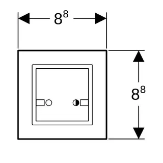 Geberit AP-Wandtaster HyTronic (Funk) zu WC-Steuerung, 241.568.00.1 – Bild 4