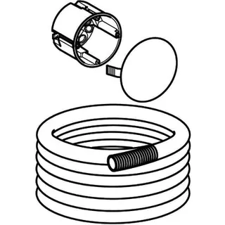 Geberit Public Rohbau-Set (Kabel/Netz) für Taster, 241.155.00.1 – Bild 3