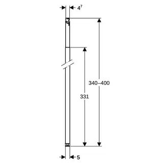 Geberit Duofix System-Ständer L=340-400cm 111.874.00.1 – Bild 4