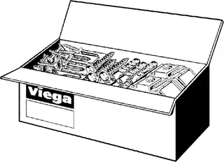 Viega m2-Paket Prevista Dry Plus 8400 in 5,0m2 Stahl verzinkt – Bild 3
