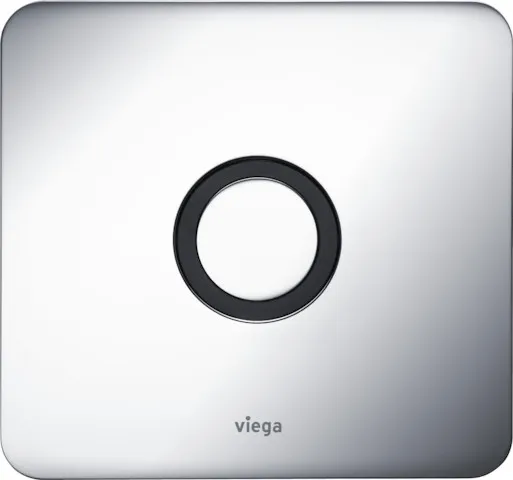 Viega Abdeckplatte 8355.8 in 150x140mm Glas parsol/schwarz
