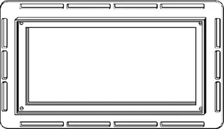 Viega Einbaurahmen 8350.23 in 275x144,6x9mm Kunststoff – Bild 3