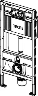 TECEprofil WC-Modul Dusch-WC,BH 1120mm zum universellen Anschluss, Nr.9300079 – Bild 2