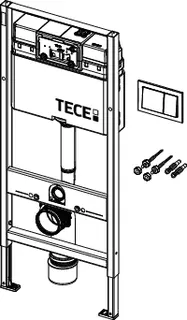 TECEbase WC-Set 9.400.000 bestehend aus WC-Modul und Base Bet.-Platte 2-Mengen – Bild 2