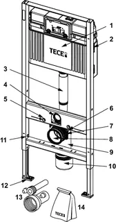 TECEbase WC-Set 9.400.000 bestehend aus WC-Modul und Base Bet.-Platte 2-Mengen – Bild 4