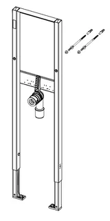 TECEbase Waschtisch-Modul 310 inkl. Wandbefestigung, Bauhöhe 1120 mm – Bild 3