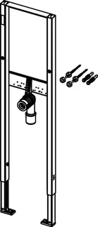 TECEbase Waschtisch-Modul 310 inkl. Wandbefestigung, Bauhöhe 1120 mm – Bild 4