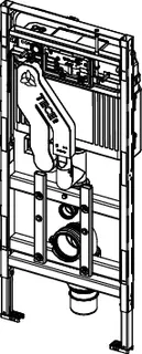 TECElux WC-Modul 400 Bauhöhe 1120 mm höhenverstellbar, mit Geruchsabsaugung – Bild 5