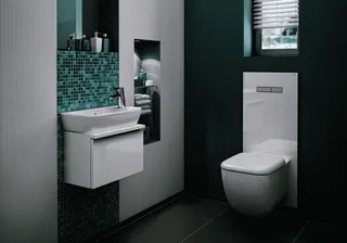 TECElux WC-Glasplatte Standard-WC, Glas weiß glänzend – Bild 3