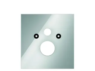 TECElux WC-Glasplatte Standard-WC, Glas weiß glänzend