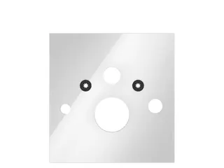 TECElux WC-Glasplatte f. Dusch-WC Toto+Geberit, Gl. weiß glzd.