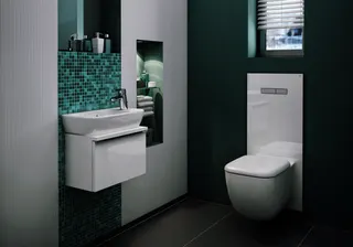 TECElux WC-Glasplatte f. Duravit SensoWash C, Glas schw. glzd. – Bild 3