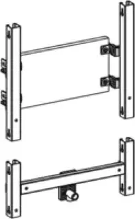 nextVIT Montagemodul Ständerleichtbau Dusch-/Badewannenarmatur UP – Bild 2
