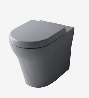 TOTO MH Stand-WC CW163Y tief, Back-to- wall 39x62,4x41cm weiß – Bild 2