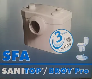 SFA Sanibroy Pro Hebeanlage für WC und Waschtisch