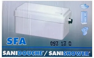 SFA SaniDouche Hebeanlage zum Anschluss an Dusche, WT + Kondenswasser