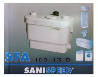SFA SaniSpeed Hebeanlage zum Anschluss an Wasch- u. Spülmaschine, Badewanne, Bidet