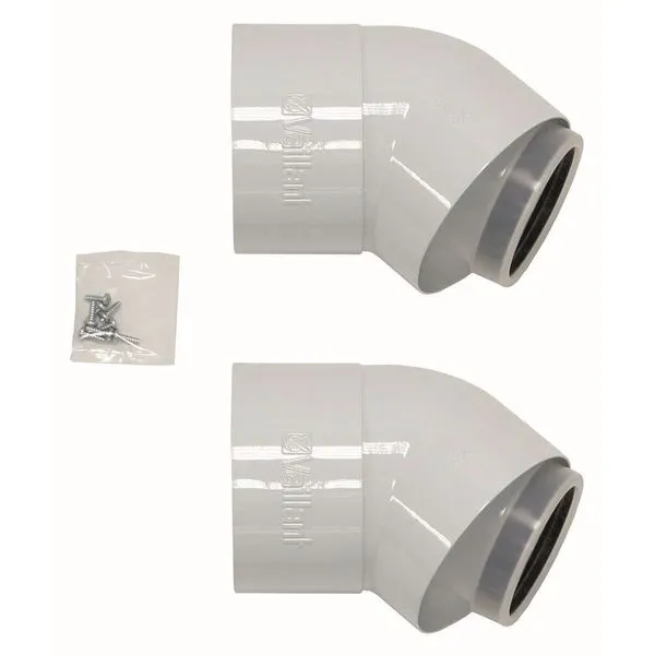 Vaillant Bogen 45 Gr 2 Stück 80/125 mm PP