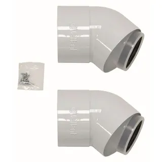 Vaillant Bogen 45 Gr 2 Stück 80/125 mm PP