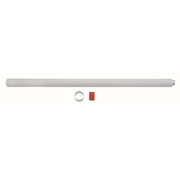 Vaillant Verlängerung 60/100 mm konzentrisch 2,0 m isoliert Aluminium