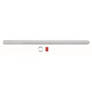 Vaillant Verlängerung 60/100 mm konzentrisch 2,0 m isoliert Aluminium