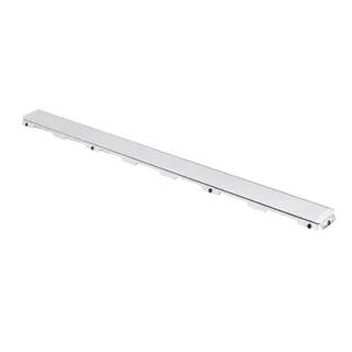 TECE Drainline Rost, Glas weiß/Edelstahl poliert
