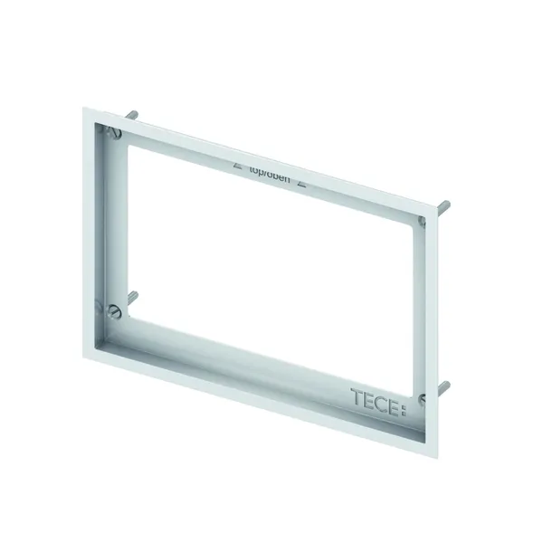 TECE WC-Abdeckrahmen Metall Chrom glänzend, für WC-Einbaurahmen