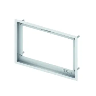 TECE WC-Abdeckrahmen Metall Chrom glänzend, für WC-Einbaurahmen