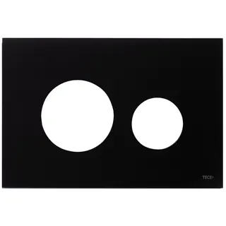 TECE Loop Blende für WC-Betätigung Glas schwarz