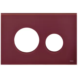 TECE Loop Blende für WC-Betätigung Glas rubinrot