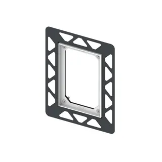 TECEfilo Einbaurahmen Chrom glänzend für flächenbündige Montage