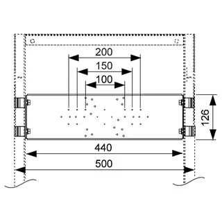 TECE Profil Armaturentraverse UP/AP für nachtr. Einbau in Module – Bild 2