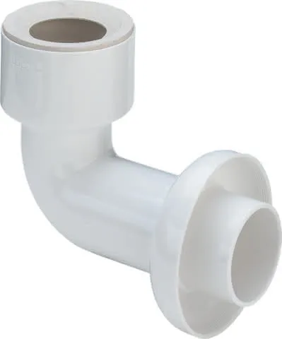 Viega Anschlussbogen 3228 in 50x50mm Kunststoff weiss