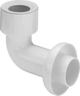 Viega Anschlussbogen 3228 in 50x50mm Kunststoff weiss – Bild 2