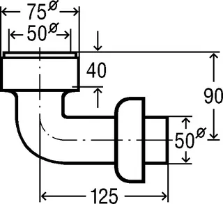Viega Anschlussbogen 3228 in 50x50mm Kunststoff weiss – Bild 4