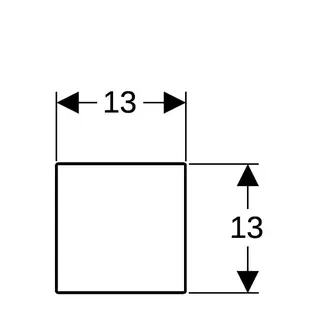 Geberit Abdeckplatte aus Edelstahl 116.069.FW.1 zu Urinalsteuerung – Bild 4