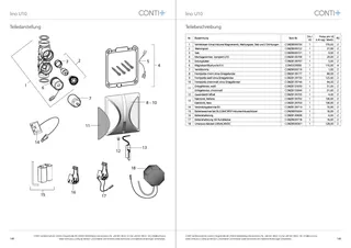 CONTI+ lino el. IR Urinalarm. Batt. UP Weiß/Weiß Click U10 – Bild 3
